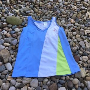 Ellesse Athletic Tank Top Blue Green Medium
